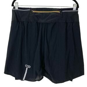 NWOT KALENJI Shorts Men~S W30”Decathlon Black Zip-Pocket Logo Bike Running Sport